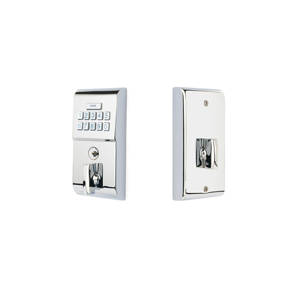 Emtek Modern Electronic Keypad Deadbolt & Reviews Wayfair